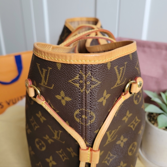 💕Beautiful CLASSIC Tote Bag Louis Vuitton Neverfull Mm Monogram - Picture 6 of 16
